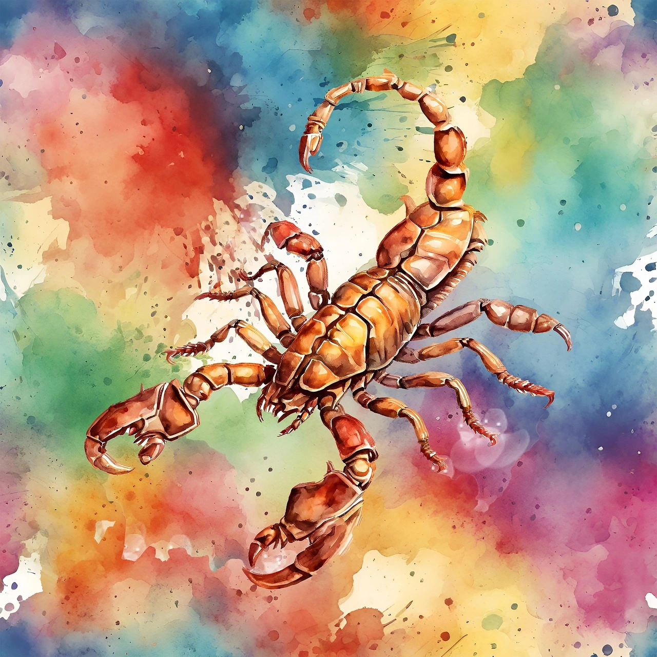 Skorpionas horoskopas – zodiako ženklo iliustracija